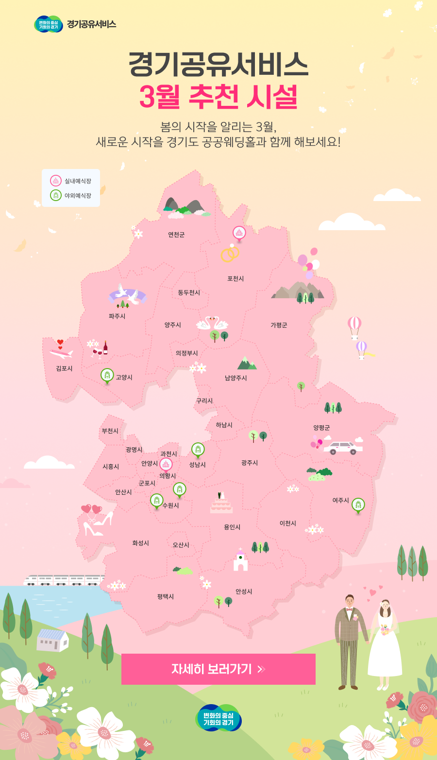 경기공유서비스 3월 추천 시설 안내