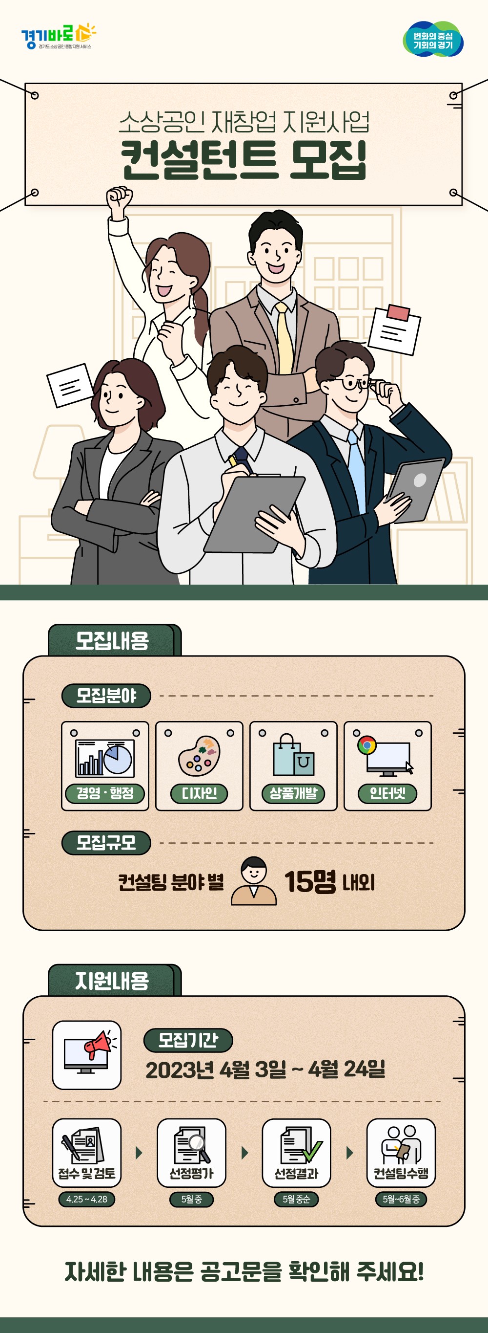 2023년 소상공인 재창업 지원사업 컨설턴트 모집 공고