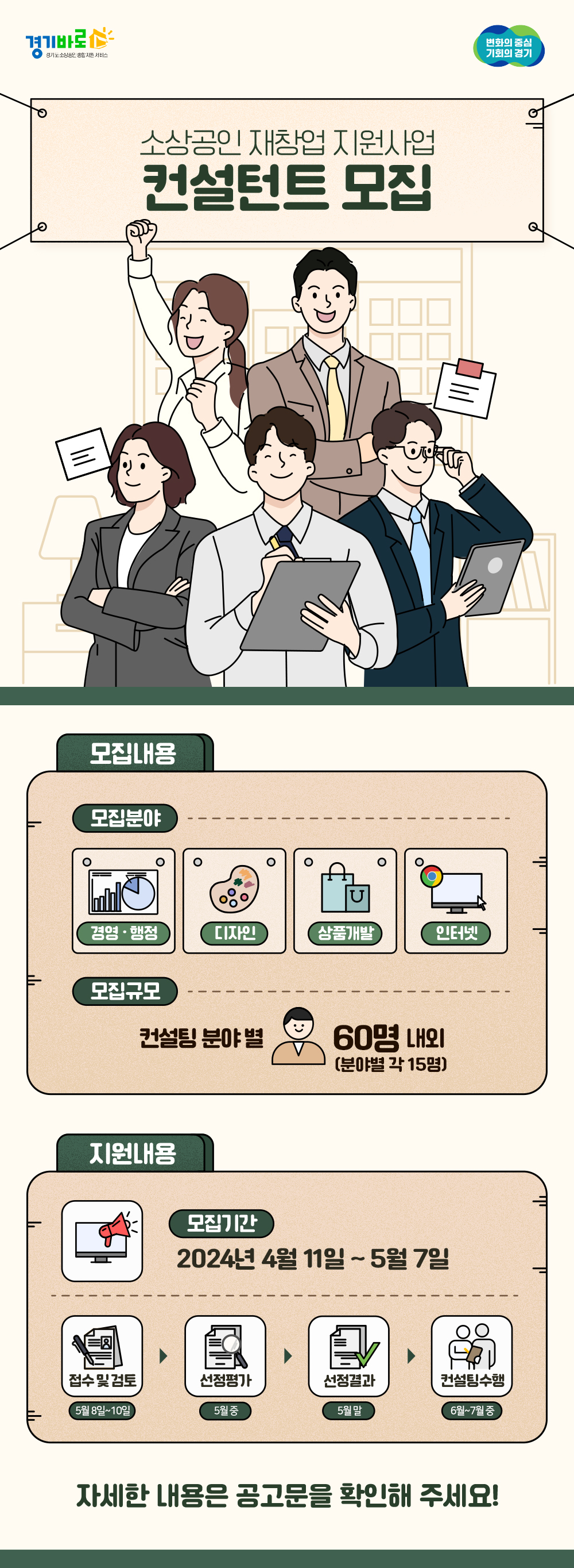 경기도 소상공인 재창업 지원사업 컨설턴트 모집 공고